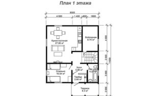 Строительство дома из профилированного бруса под ключ
